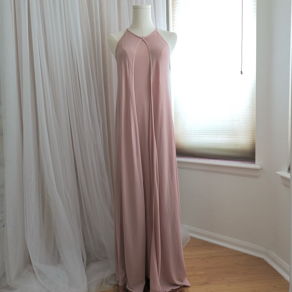 ZARA Knit Cape Dress Limited Edition (Pale Pink)